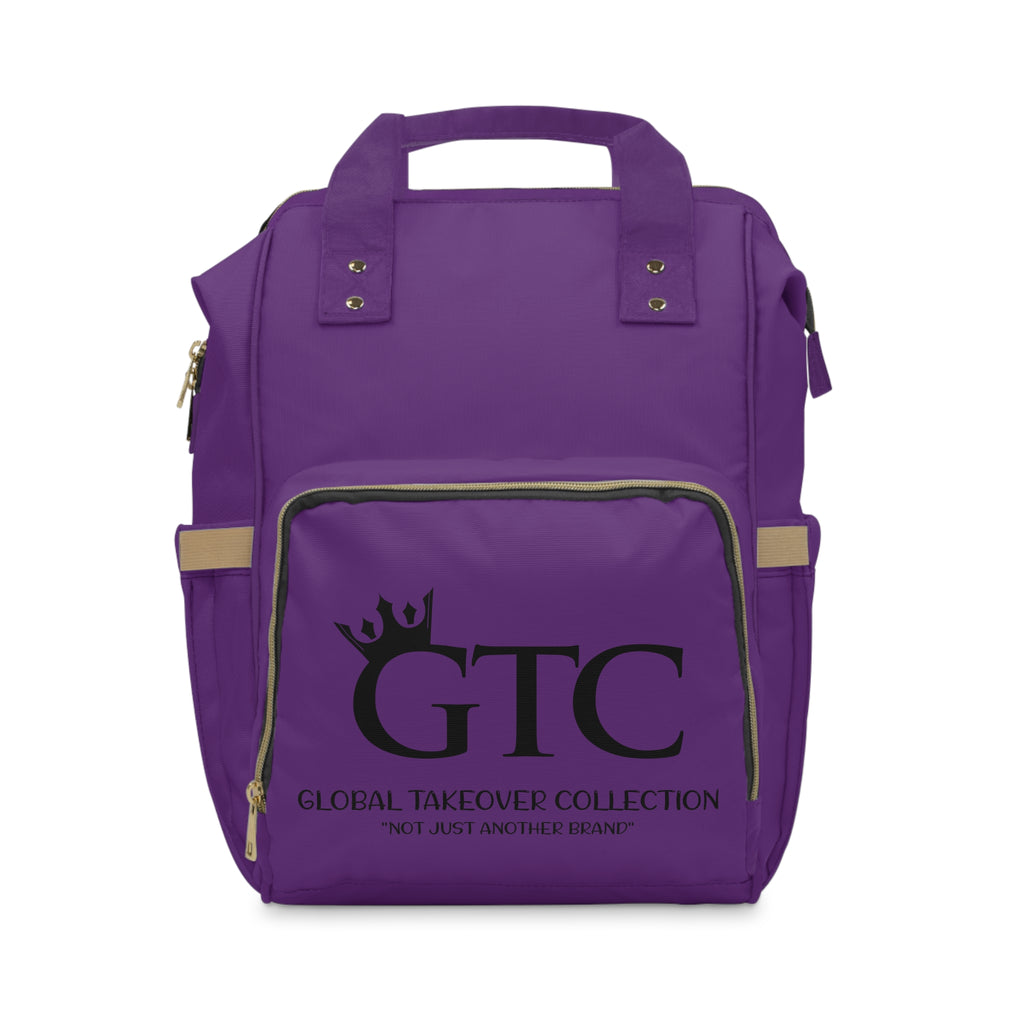 GTC Magic Purple Multifunctional Diaper Backpack