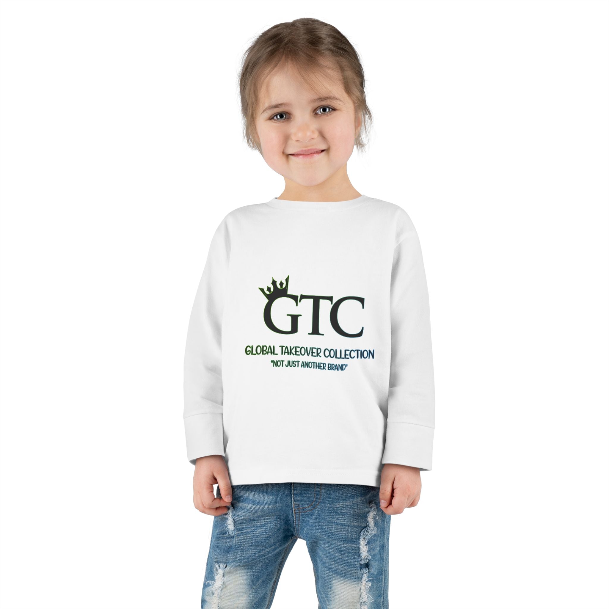 GTC Multi-color Logo Toddler Long Sleeve T-Shirt