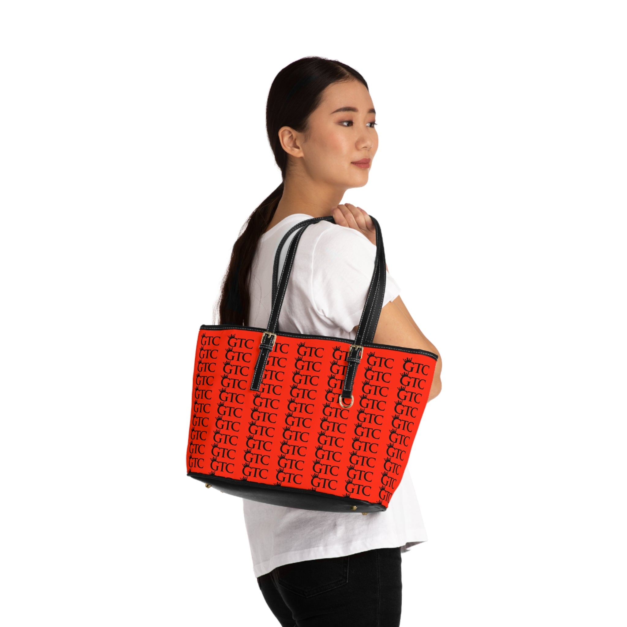 GTC Sport Car Red PU Leather Shoulder Bag