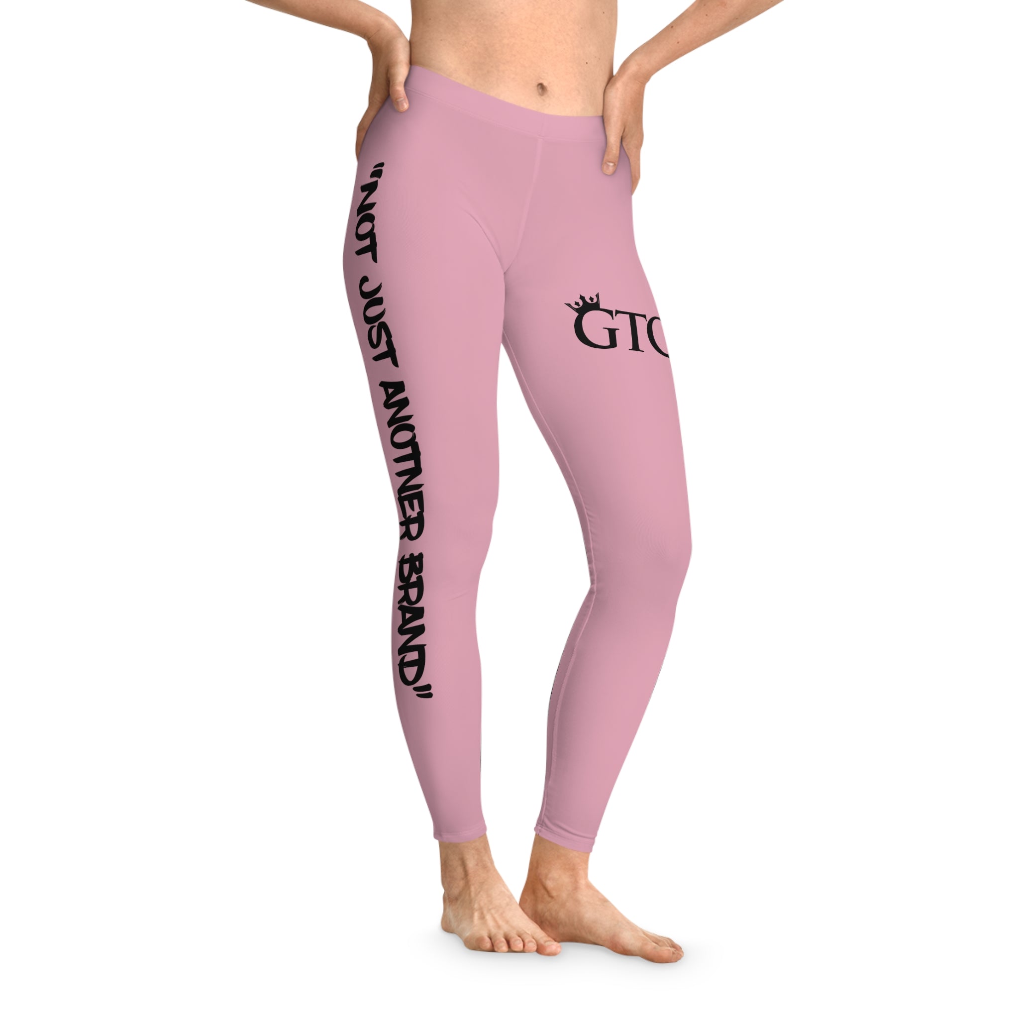 GTC Royal Pink Slogan Leggings