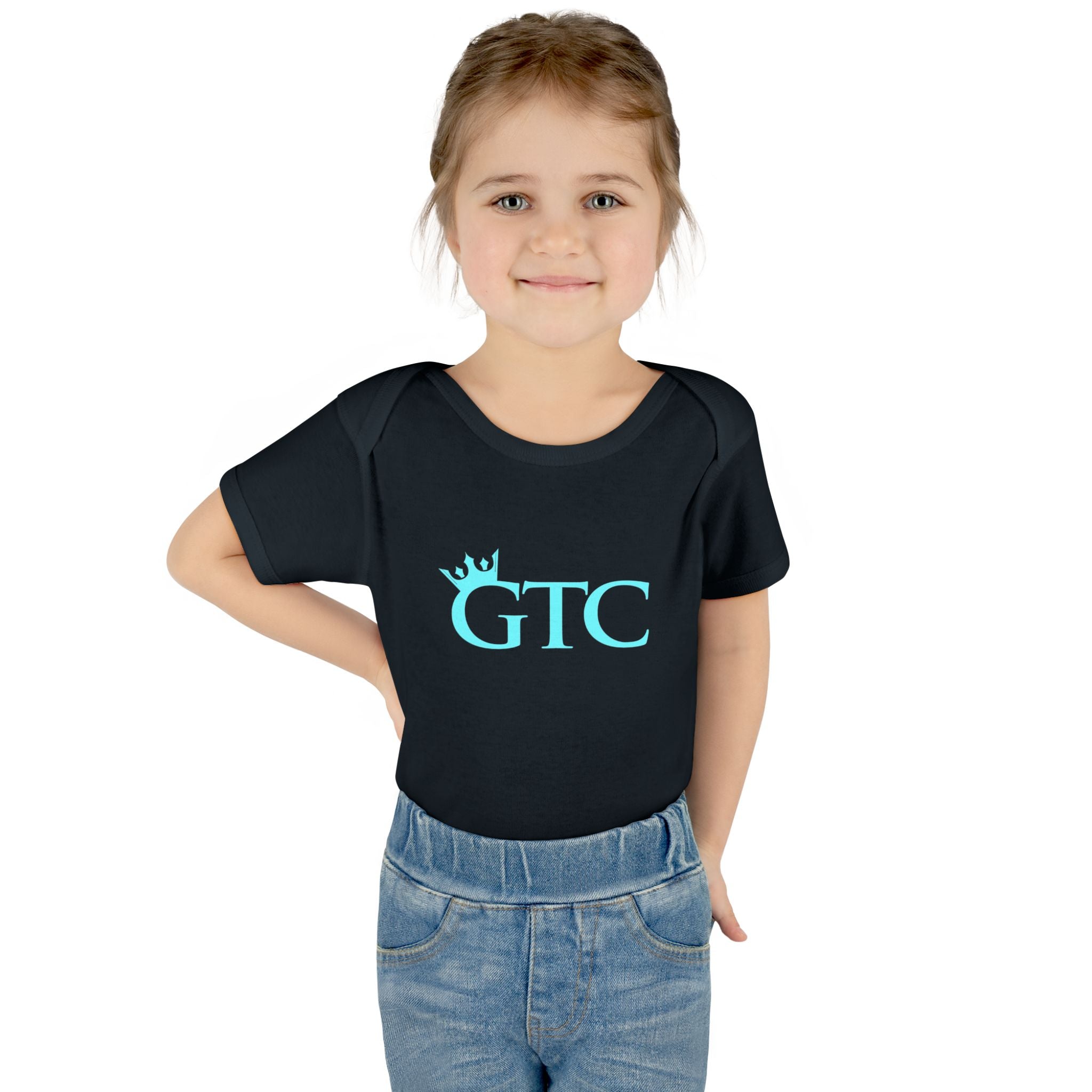 GTC Electric Blue Logo Babies Bodysuit