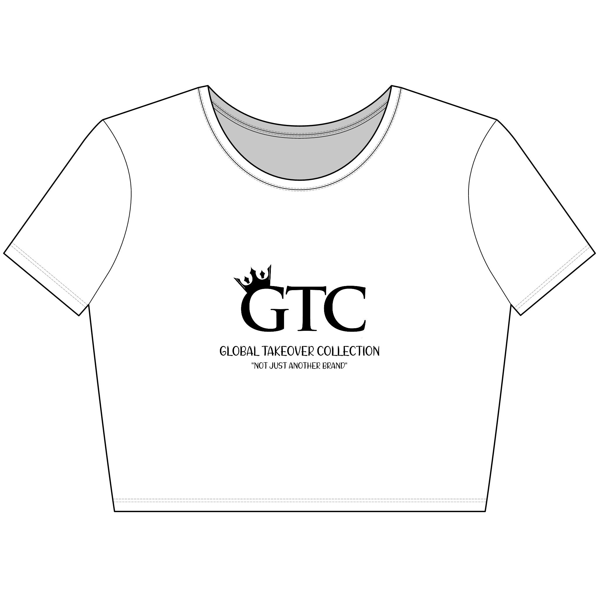 GTC Logo & Slogan Crop T-shirt