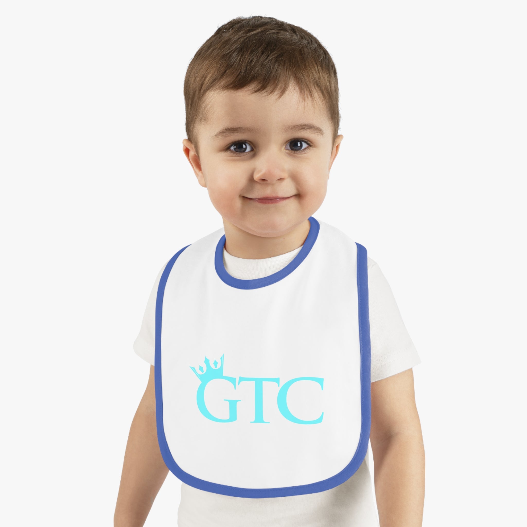 GTC Electric Blue Logo Babies Bib
