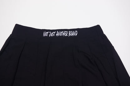 GTC Black Slogan & Logo Skirt - Global Takeover Collection