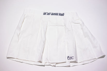 GTC Off-White Slogan & Logo Skirt - Global Takeover Collection