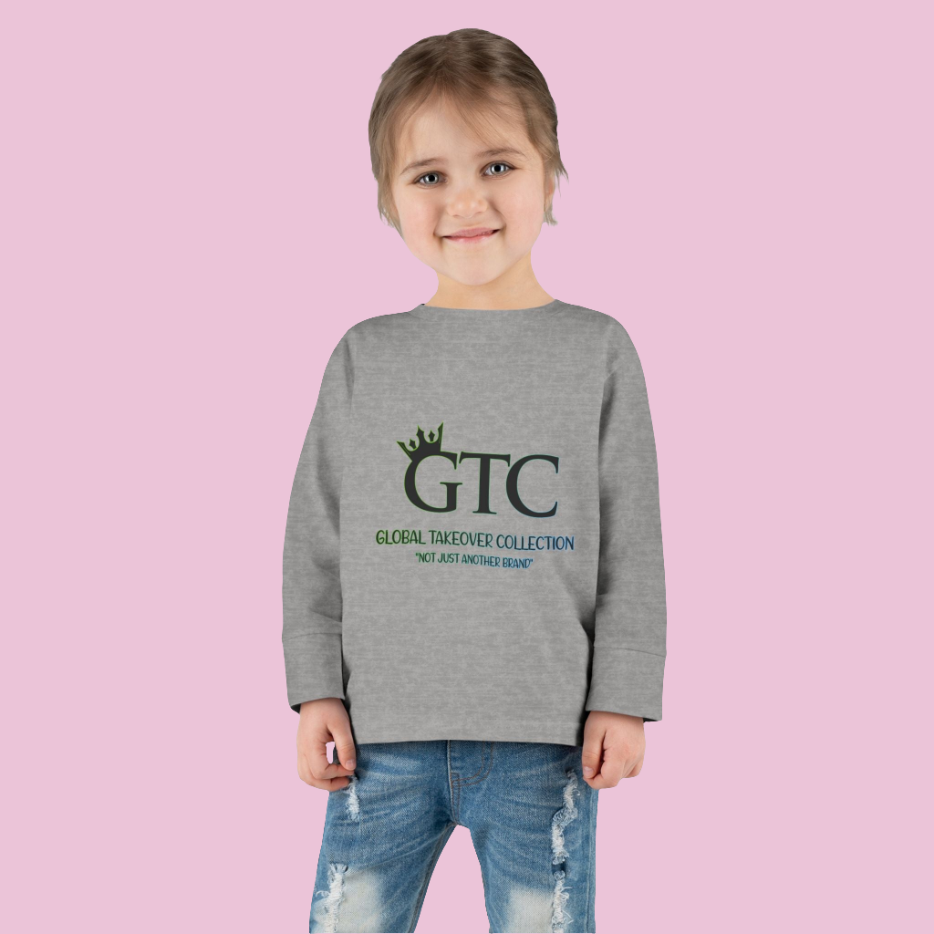 GTC Multi-color Logo Toddler Long Sleeve T-Shirt